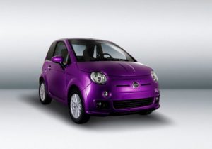 Bellier voiture sans permis violet